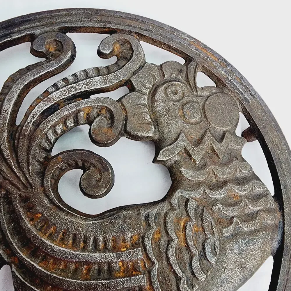 Vintage Wilton Cast Iron Rooster Trivet 12” Farmhouse Country Kitchen Decor